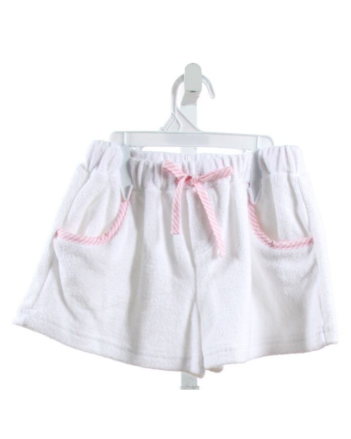 BELLA BLISS  WHITE TERRY CLOTH   SHORTS