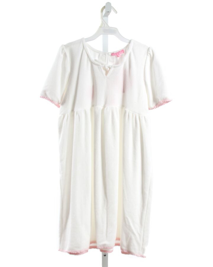 BISBY BY LITTLE ENGLISH  WHITE TERRY CLOTH   DRESS
