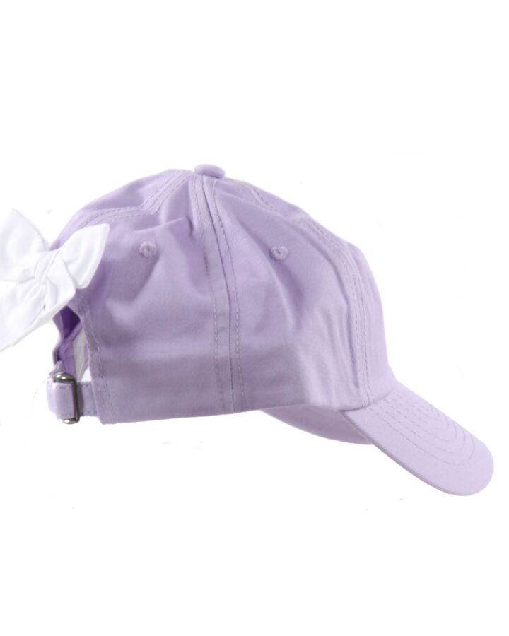 BITS AND BOWS  PURPLE    HAT