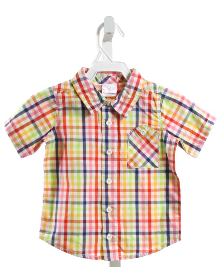 HANNA ANDERSSON  MULTI-COLOR  GINGHAM  DRESS SHIRT