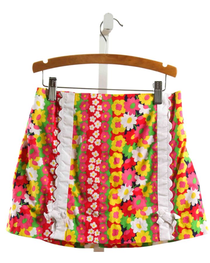 LILLY PULITZER  MULTI-COLOR  FLORAL  SKIRT