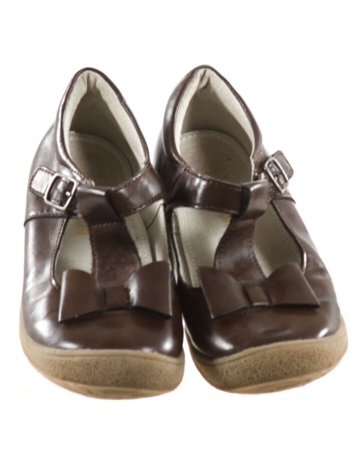 L'AMOUR BROWN MARY JANES  *EUC SIZE TODDLER 12