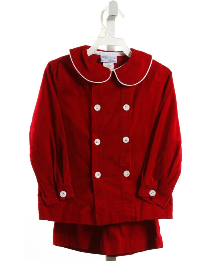 BAILEY BOYS  RED CORDUROY   2-PIECE DRESSY OUTFIT