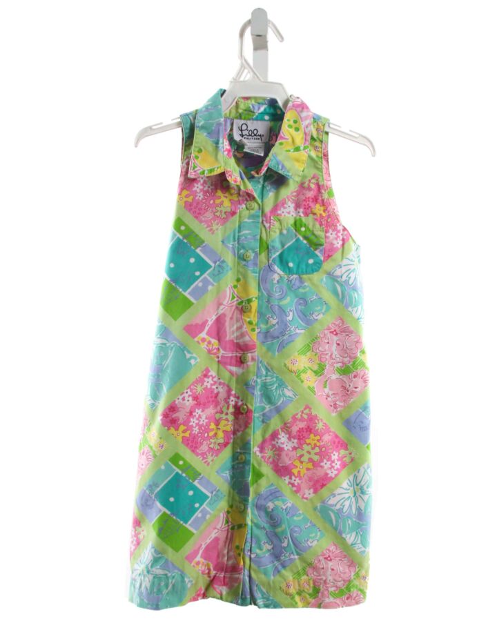 LILLY PULITZER  MULTI-COLOR  PRINT  DRESS