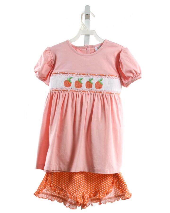 SHRIMP & GRITS  PINK   SMOCKED 2-PIECE OUTFIT