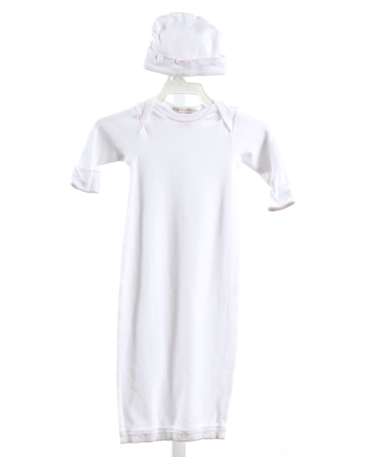 THE BEAUFORT BONNET COMPANY  WHITE    LAYETTE WITH PICOT STITCHING