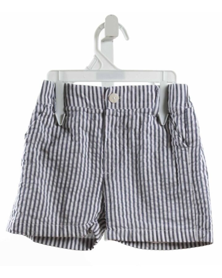 CECIL & LOU  CHAMBRAY SEERSUCKER STRIPED  SHORTS