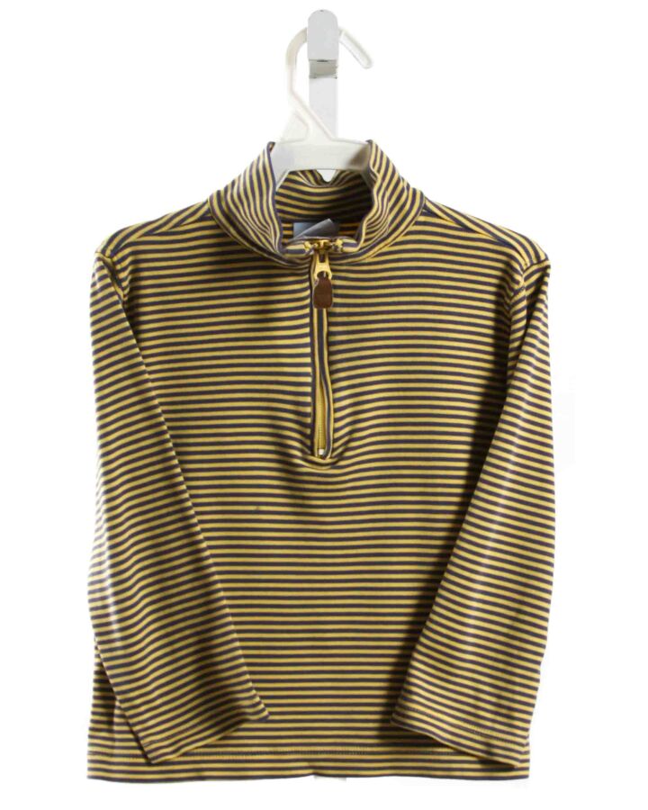 BELLA BLISS  YELLOW  STRIPED  PULLOVER