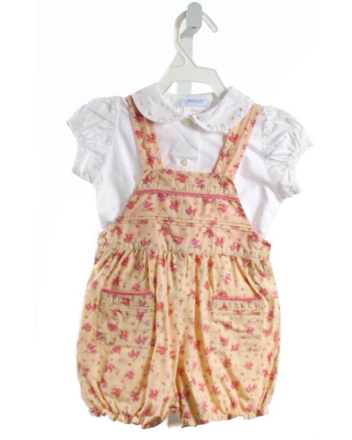 JACADI  YELLOW  FLORAL  2-PIECE OUTFIT