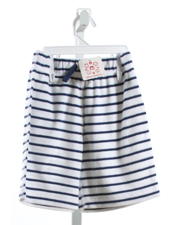HANNA ANDERSSON  BLUE TERRY CLOTH STRIPED  SHORTS