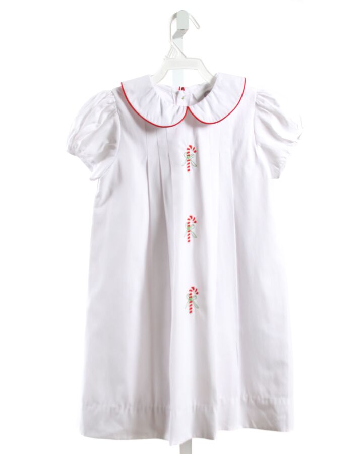 THE PROPER PEONY  WHITE   EMBROIDERED DRESS