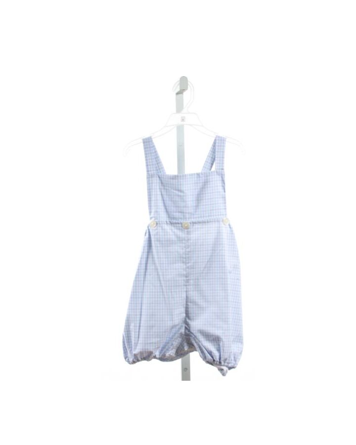 RED BEANS  BLUE  PLAID  LONGALL/ROMPER 