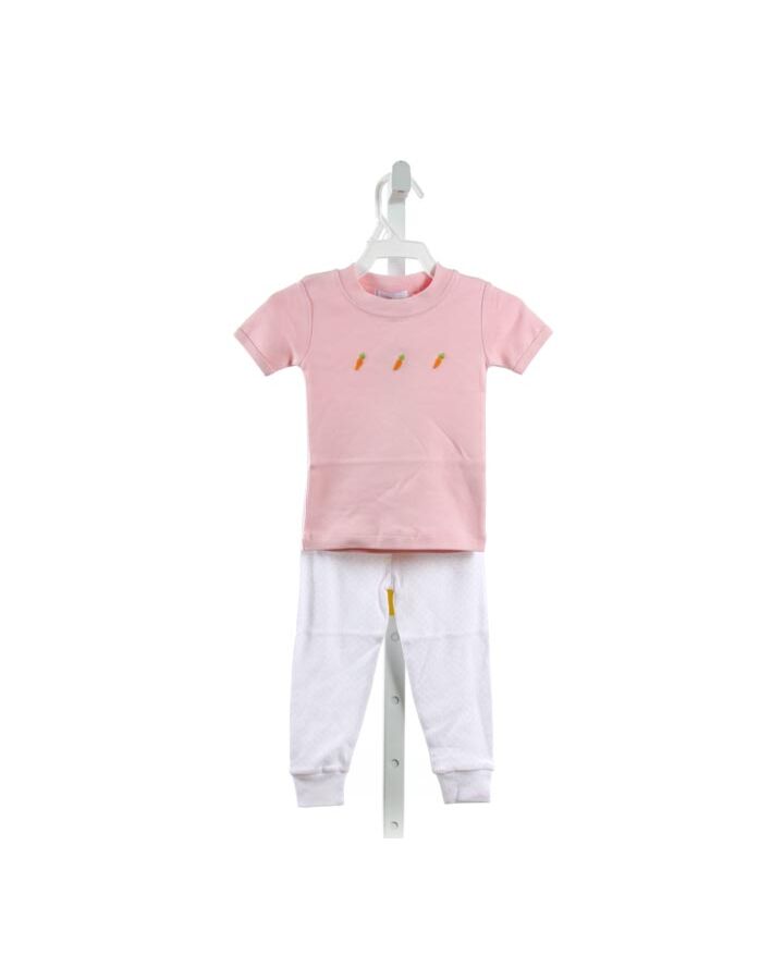 RED BEANS  PINK   EMBROIDERED LOUNGEWEAR 