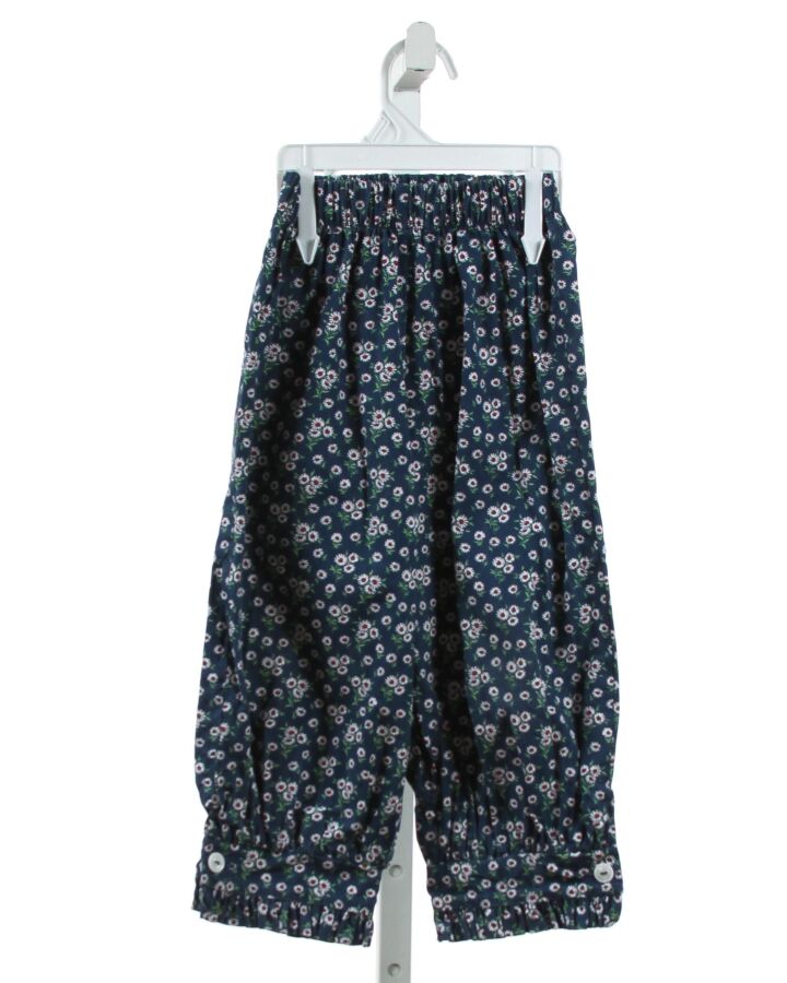 ALICE KATHLEEN  NAVY  FLORAL  PANTS WITH RUFFLE