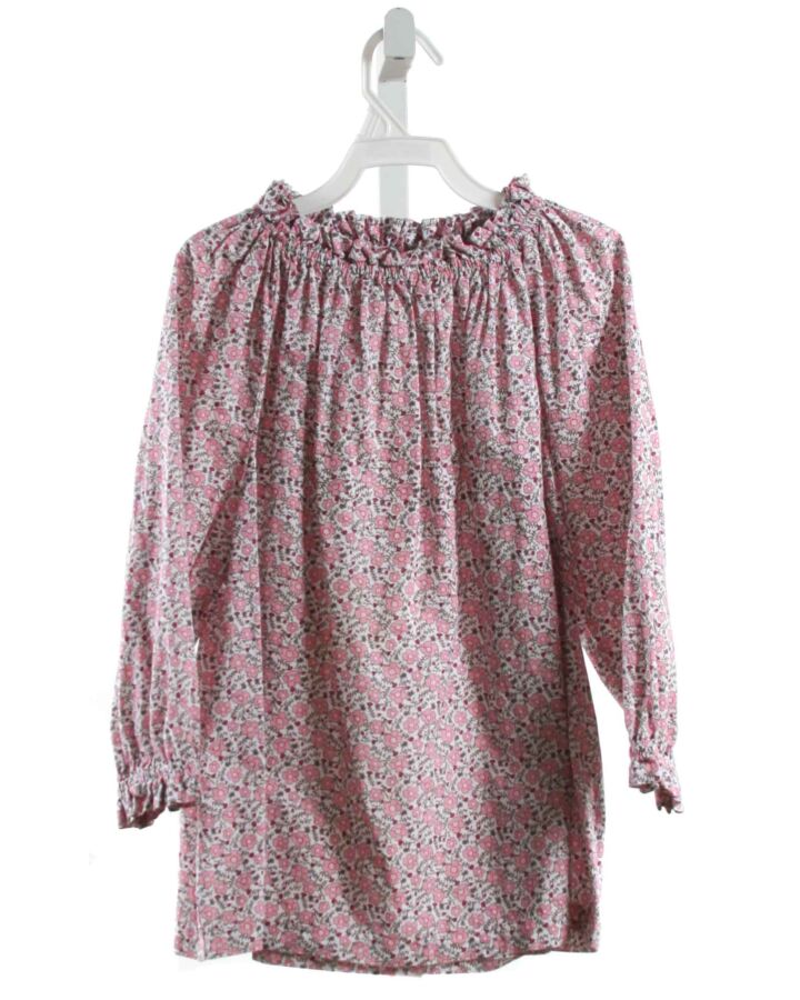 BISBY BY LITTLE ENGLISH  PINK  FLORAL  SHIRT-LS