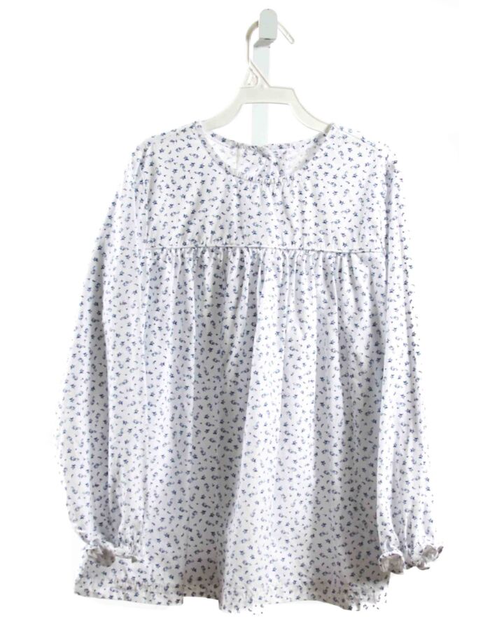 MARY & GRACE  WHITE  FLORAL  SHIRT-LS