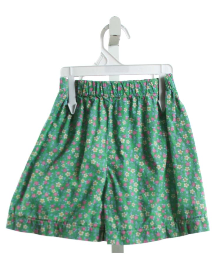 MARY & GRACE  GREEN  FLORAL  SHORTS