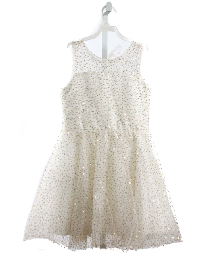 ZOE LTD  WHITE   SEQUINED PARTY DRESS