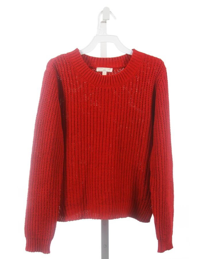 CHELSEA & VIOLET  RED    SWEATER 