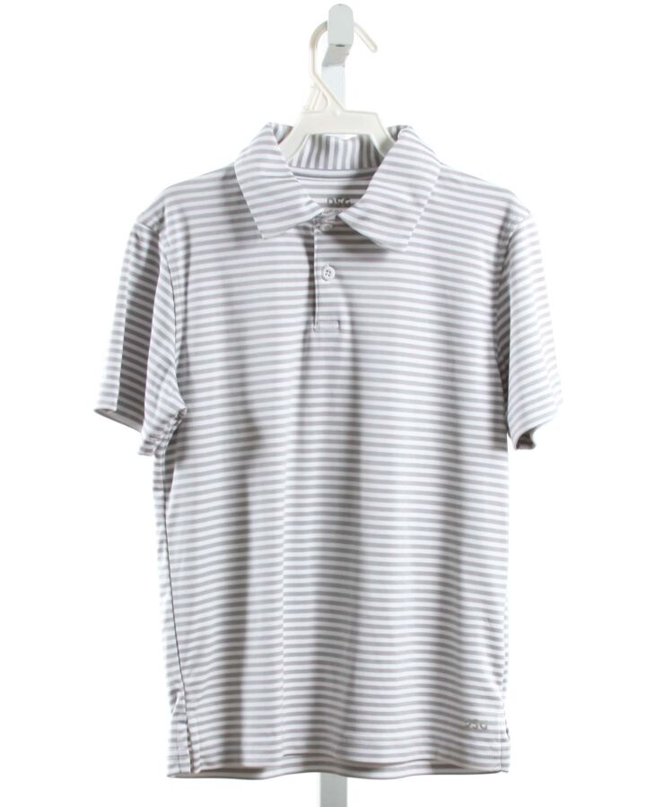 DICK'S SPORTING GOODS  GRAY  STRIPED  KNIT SS SHIRT