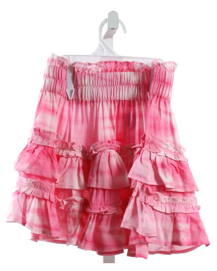 CAKE FOR DINNER  PINK    SKIRT WITH RUFFLE