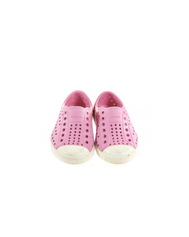 NATIVE PINK RUBBER SHOES *SIZE TODDLER 6, EUC - LIGHT WEAR
