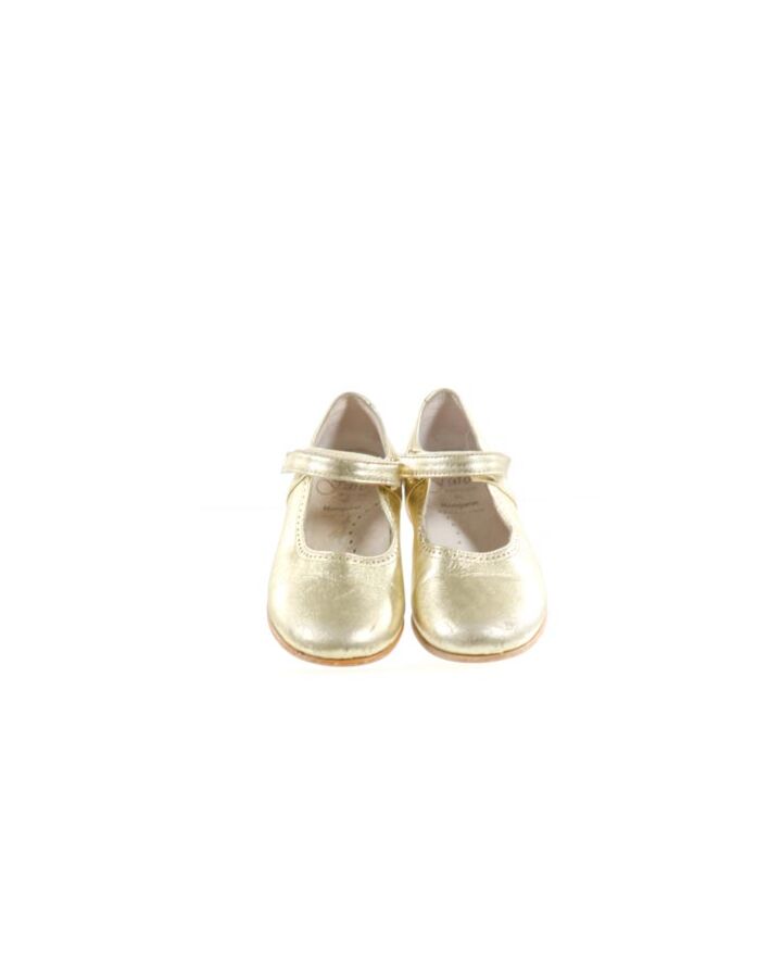 KANGURIN GOLD MARY JANES *SIZE EU 23 EQUIVALENT TO SIZE TODDLER 7, VGU - MINOR SCUFFING