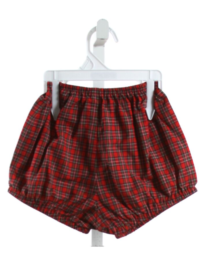 HANNAH KATE  RED  PLAID  BLOOMERS