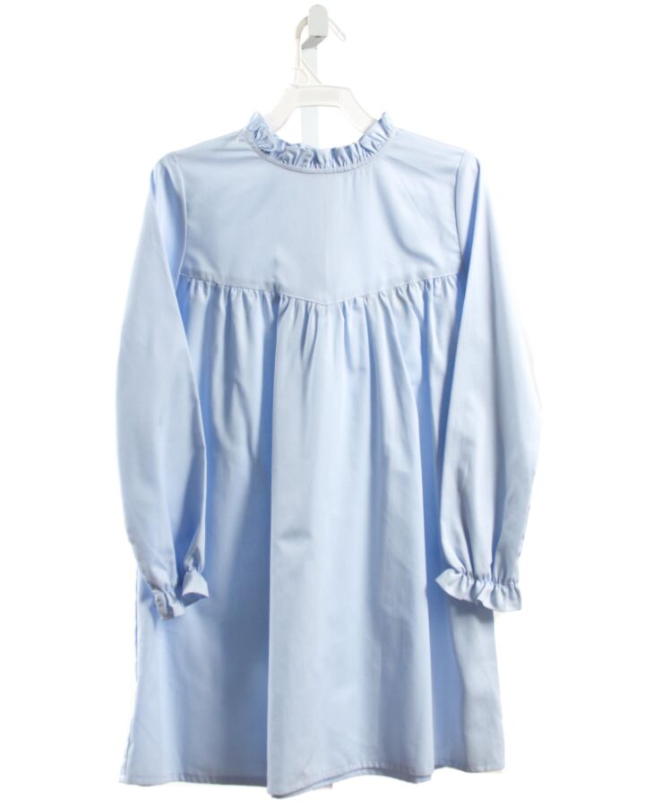 HANNAH KATE  LT BLUE    DRESS WITH RUFFLE