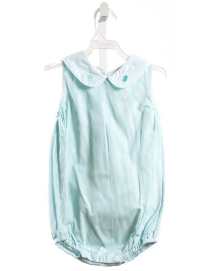 HANNAH KATE  MINT  STRIPED EMBROIDERED BUBBLE