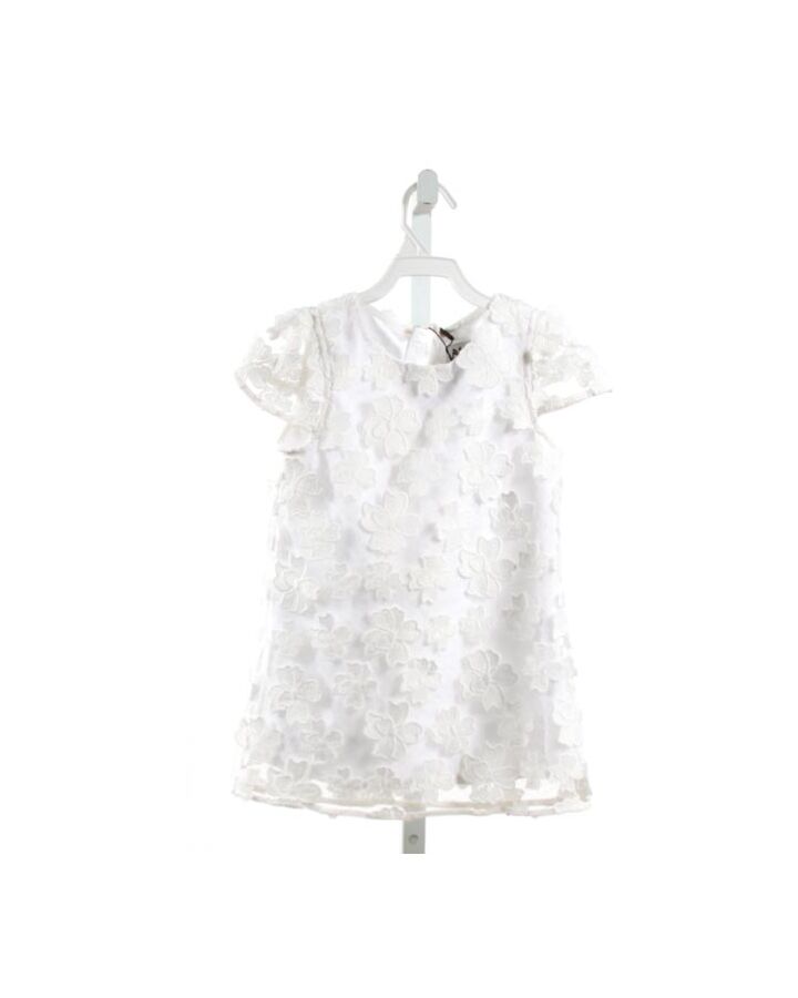 MILLY  WHITE LACE FLORAL  DRESS