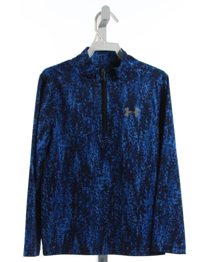 UNDER ARMOUR  BLUE   PRINTED DESIGN PULLOVER 