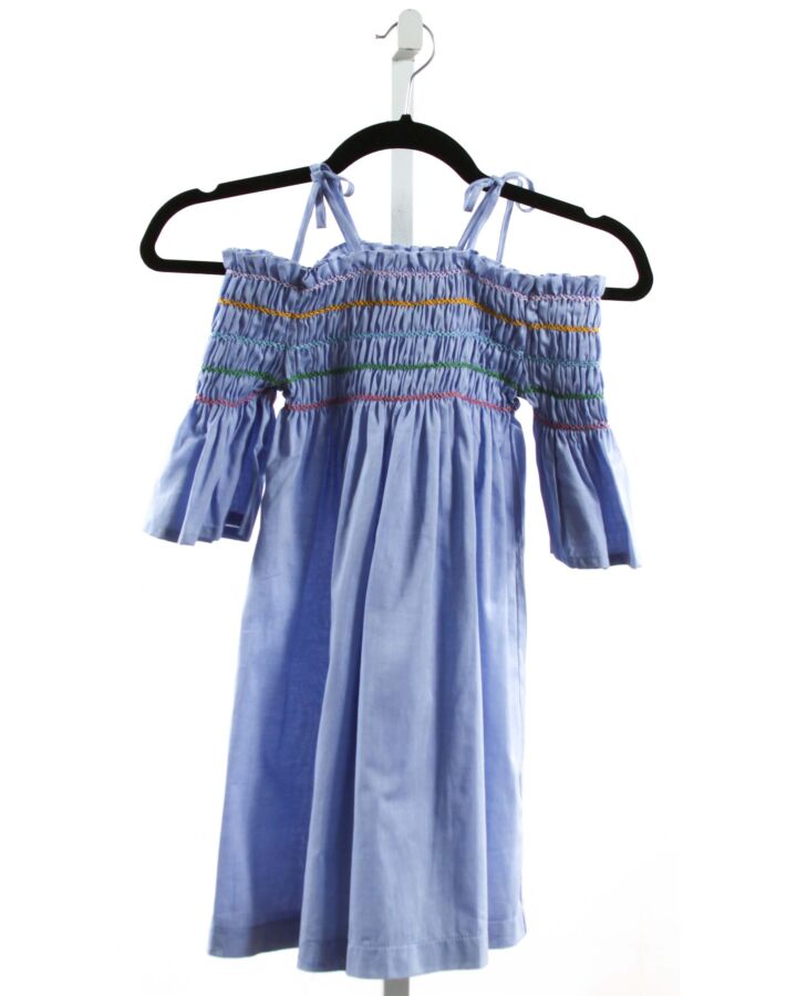 BELLA BLISS  CHAMBRAY   SMOCKED DRESS