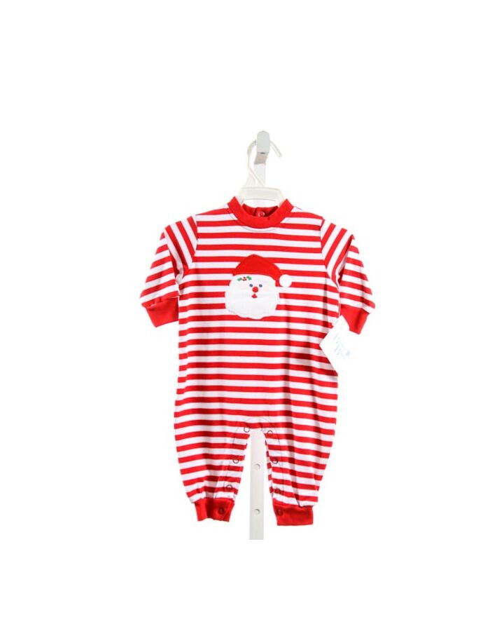 BAILEY BOYS  RED KNIT STRIPED  ROMPER