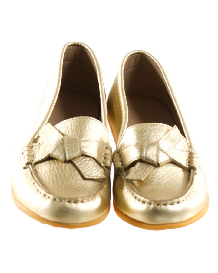 ELEPHANTITO GOLD MOCCASINS *NEW WITHOUT TAG *NWT SIZE CHILD 3
