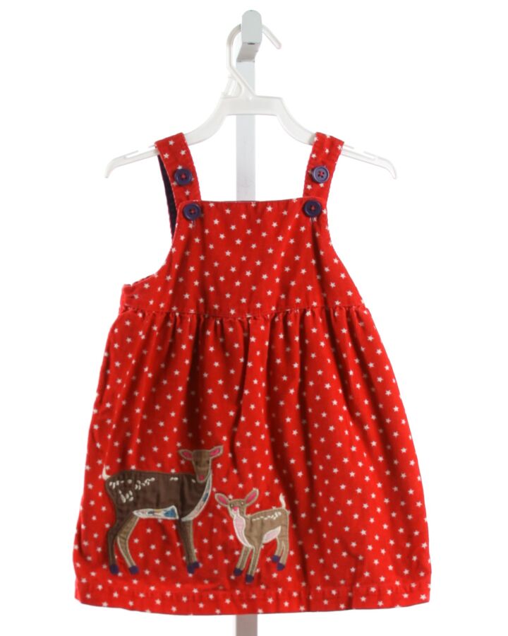 BABY BODEN  RED CORDUROY   DRESS