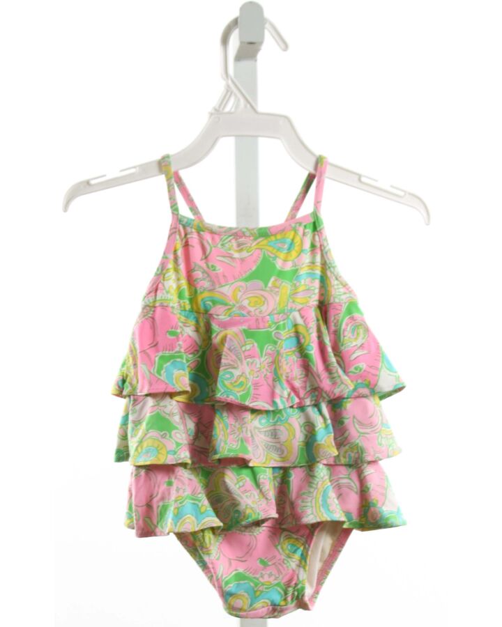 LILLY PULITZER  MULTI-COLOR  FLORAL  1-PIECE SWIMSUIT