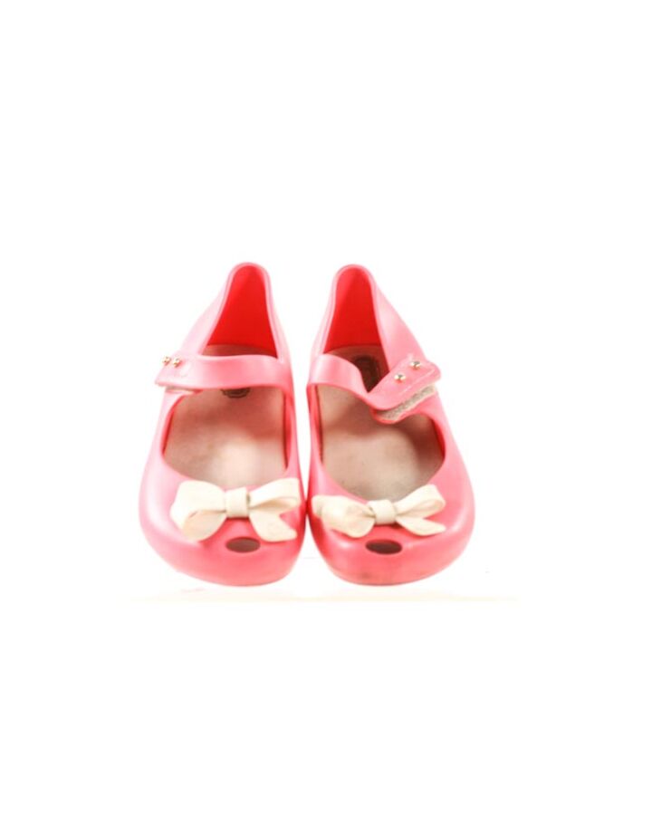 MINI MELISSA PINK RUBBER MARY JANES *SIZE TODDLER 10; EUC - LIGHT WEAR