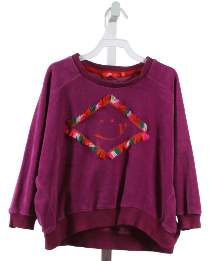 OILILY  PURPLE  APPLIQUED SWEATER