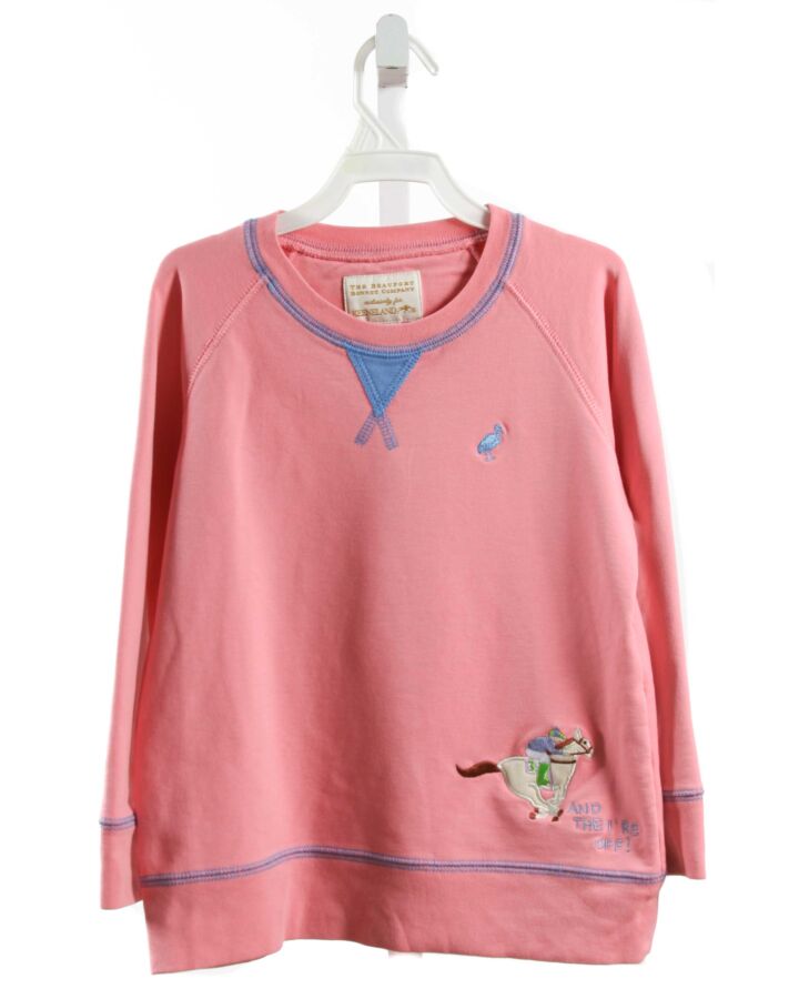 THE BEAUFORT BONNET COMPANY  PINK   APPLIQUED PULLOVER