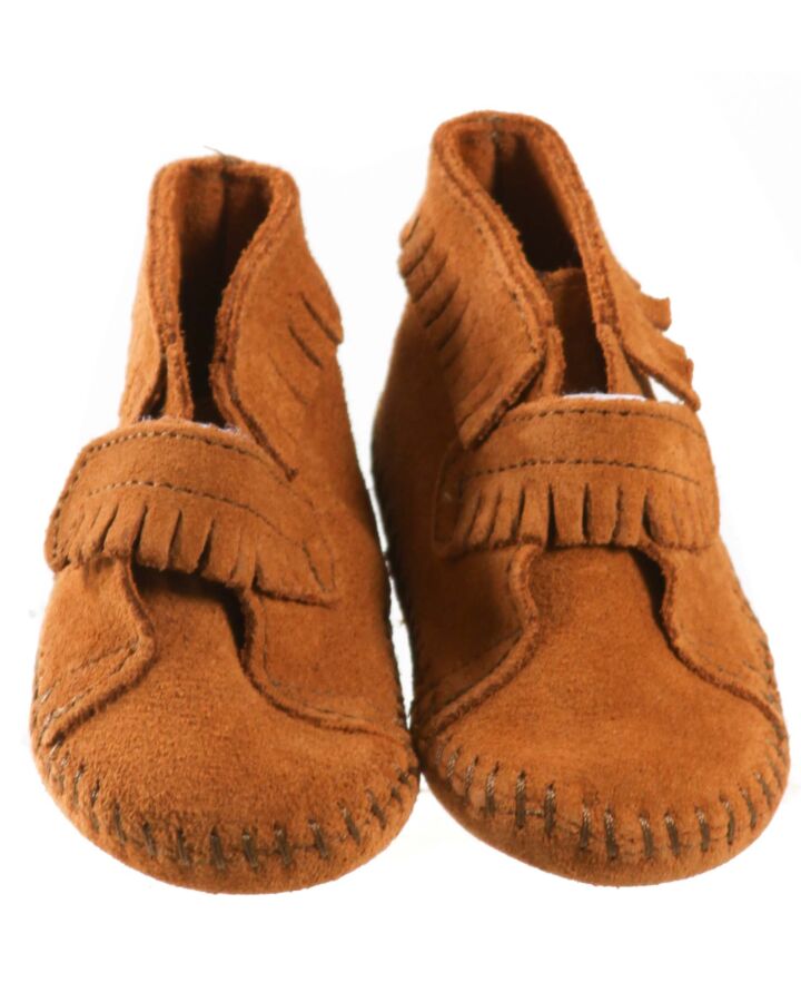 MINNETONKA BROWN SHOES  *NWT SIZE TODDLER 4