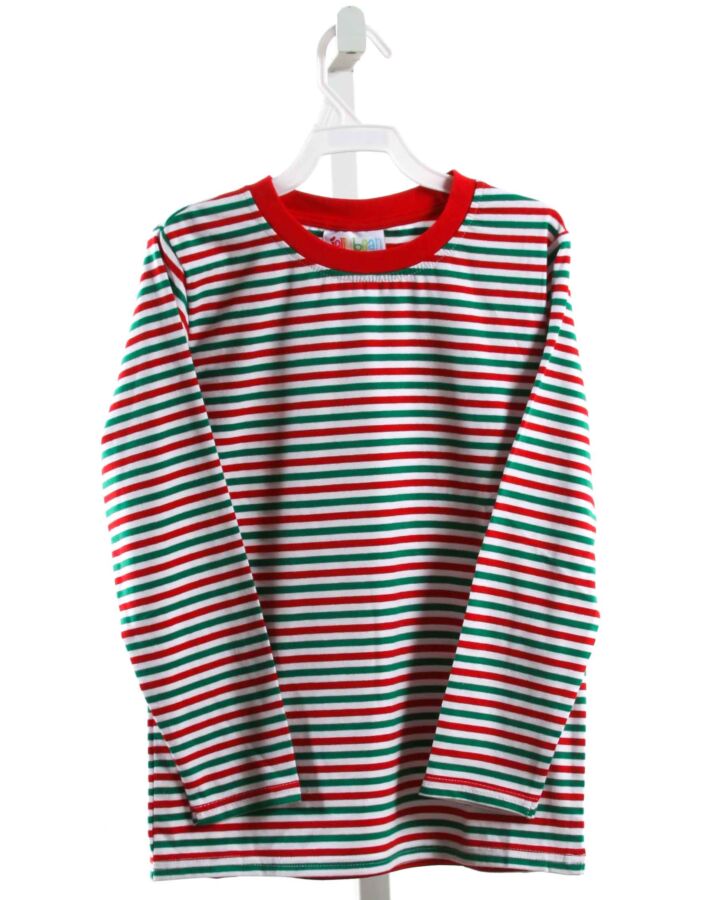 JELLYBEANS  MULTI-COLOR  STRIPED  KNIT LS SHIRT