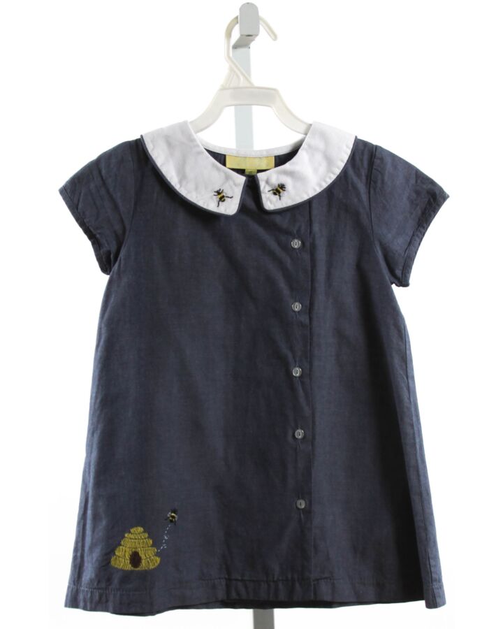 PIXIE LILY  CHAMBRAY   EMBROIDERED DRESS