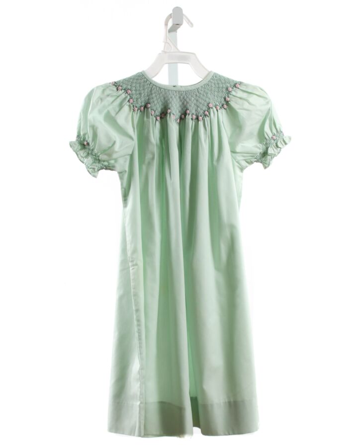 ORIENT EXPRESSED  MINT   SMOCKED DRESS