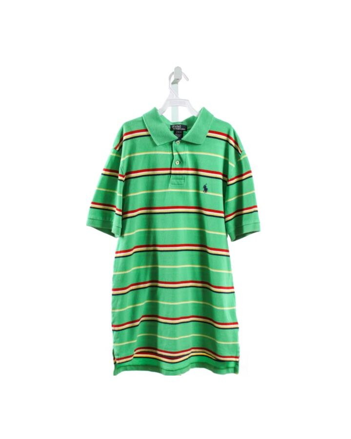 POLO BY RALPH LAUREN  MULTI-COLOR  STRIPED  CLOTH SS SHIRT 