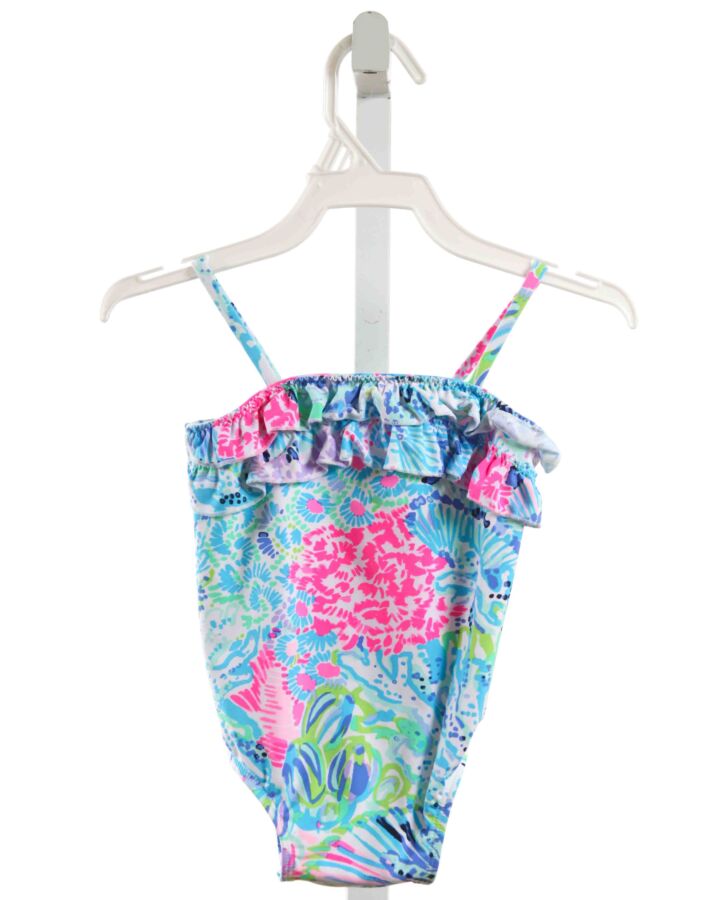 LILLY PULITZER  BLUE    1-PIECE SWIMSUIT 