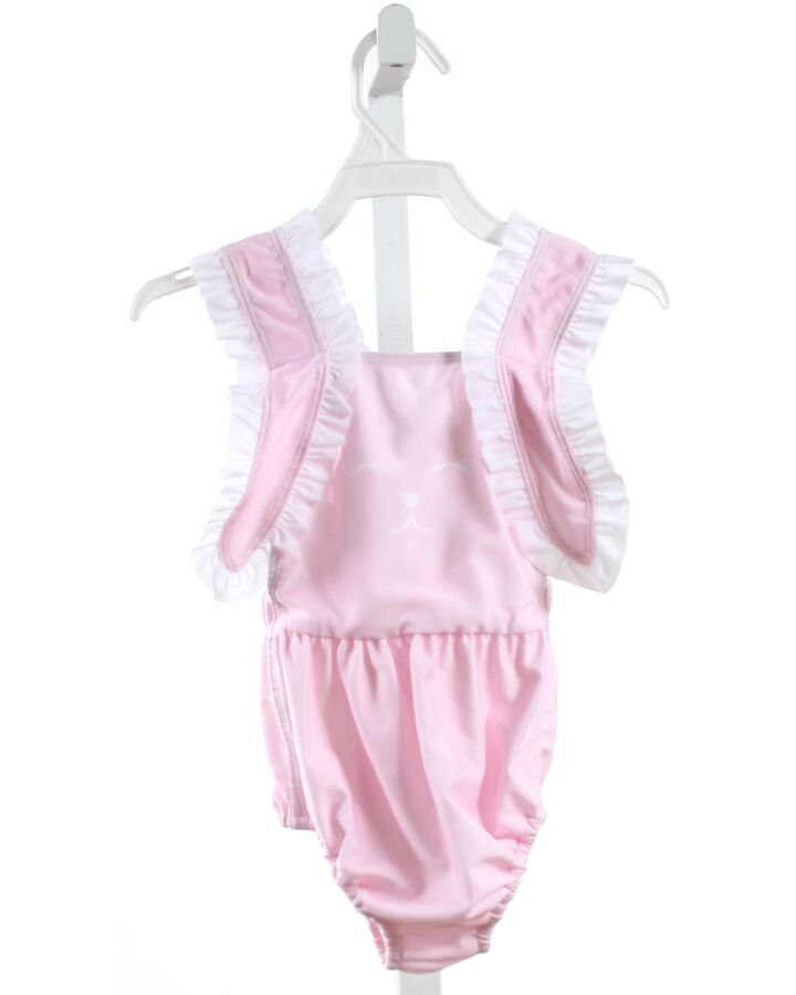 SAL & PIMENTA  PINK    1-PIECE SWIMSUIT WITH RUFFLE