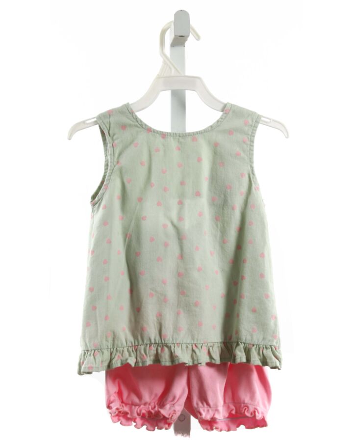 THREE SISTERS  GREEN    2-PIECE OUTFIT WITH RUFFLE