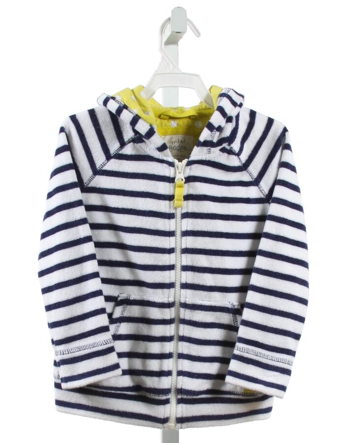 MINI BODEN  NAVY TERRY CLOTH STRIPED  COVER UP 