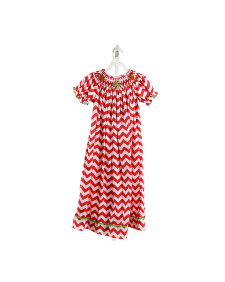 LOLLY WOLLY DOODLE  RED  SMOCKED DRESS